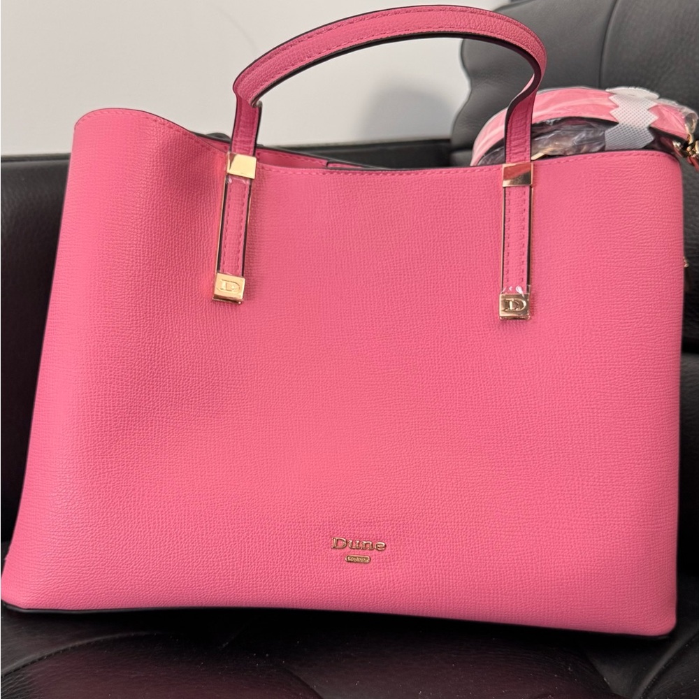 Dune London Vibrant Pink Tote